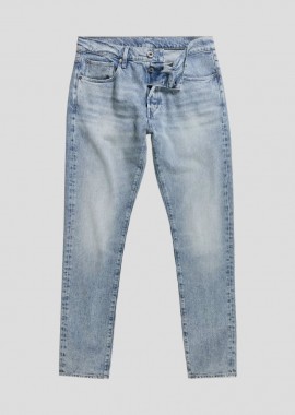G-STAR - G-STAR Ανδρικό Μπλε Denim 3301 Slim Jeans