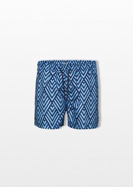 SELECTED HOMME - SELECTED HOMME Ανδρικό Μπλε Insignia Blue Swim Shorts