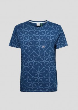 G-STAR - G-STAR Ανδρικό Μπλε Indigo Pocket T-Shirt