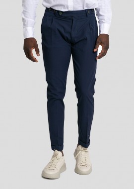 BERWICH - BERWICH Ανδρικό Μπλε Barber Tailored Trousers/Blue