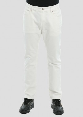 SELECTED HOMME - SELECTED HOMME Ανδρικό Λευκό Easy White Jeans