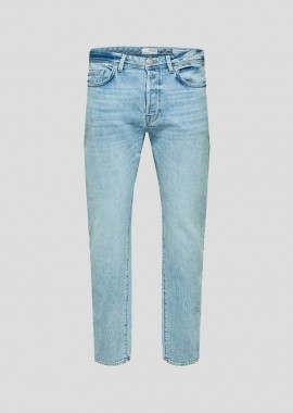 SELECTED HOMME - SELECTED HOMME Ανδρικό Μπλε Faded Slim Jeans