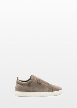 CHRISTIAN LOUBOUTIN - CHRISTIAN LOUBOUTIN Ανδρικό Γκρι Saint Louis Flat Sneakers