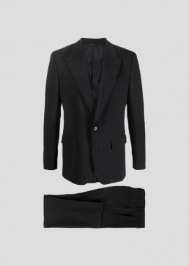 DOLCE&GABBANA - DOLCE&GABBANA Ανδρικό Μαύρο Black Two Pieces Suit