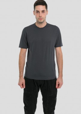 GOES BOTANICAL - GOES BOTANICAL Ανδρικό Γκρι Grey T-Shirt In Marino Wool