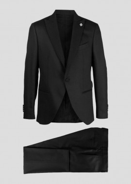 LARDINI - LARDINI Ανδρικό Μαύρο Two-Piece Suit Black