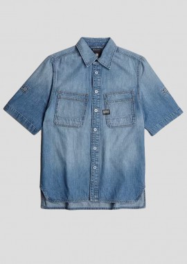 G-STAR - G-STAR Ανδρικό Denim shirt Slanted Double Pocket