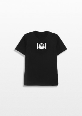MONCLER - MONCLER Ανδρικό Μαύρο Katoenen T-shirt