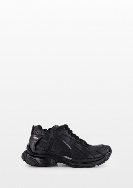 BALENCIAGA - BALENCIAGA Ανδρικό Μαύρο Black Ripstop Runner Sneakers