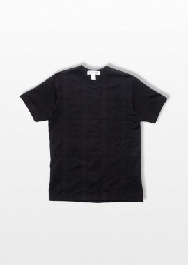 COMME DES GARÇONS SHIRT - COMME DES GARÇONS SHIRT Ανδρικό Μαύρο Textured-Finish T-shirt