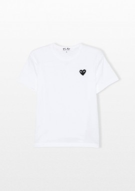 COMME DES GARÇONS PLAY - COMME DES GARÇONS PLAY Ανδρικό Λευκό Classic T-Shirt