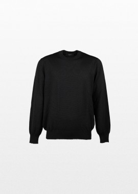 GRAN SASSO - GRAN SASSO Ανδρικό Μαύρο Black Sweater
