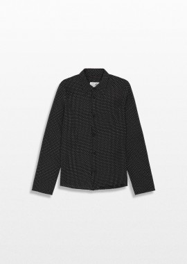 MM6 MAISON MARGIELA - MM6 MAISON MARGIELA Ανδρικό Μαύρο Star Chiffon Shirt