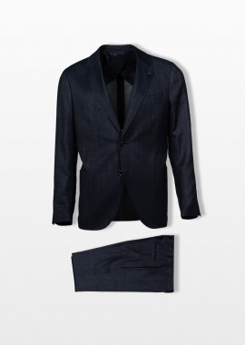 LARDINI - LARDINI Ανδρικό Μπλε Single Breasted Blazer