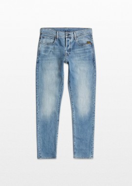 G-STAR - G-STAR Ανδρικό Μπλε 3301 Regular Tapered Jeans