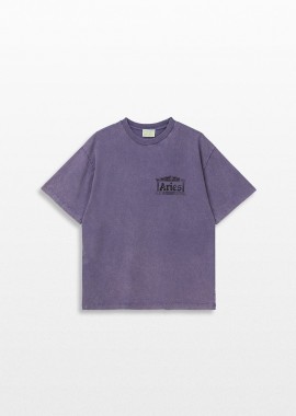 ARIES - ARIES Ανδρικό Μωβ Aged Ancient Temple Tee