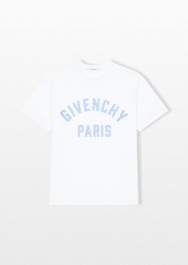 GIVENCHY - GIVENCHY Ανδρικό Λευκό Crew Neck T-Shirt
