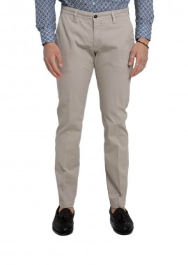 FOUR TEN - FOUR TEN Ανδρικό Μπεζ Straight-Leg Chino Trousers