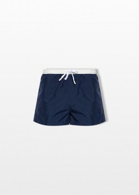 AMI PARIS - AMI PARIS Ανδρικό Μπλε Bicolor Swimsuit