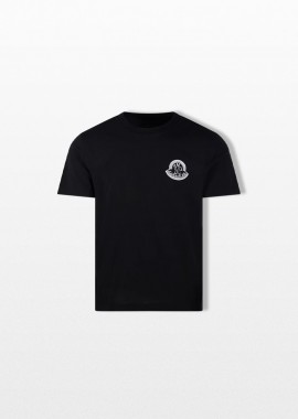 MONCLER - MONCLER Ανδρικό Μαύρο SS T-Shirt