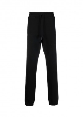 MARCELO BURLON - MARCELO BURLON Ανδρικό Μαύρο Folk Print Track Pants