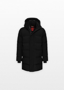 WELLENSTEYN - WELLENSTEYN Ανδρικό Μαύρο PAVVA Medium Puffer Jacket