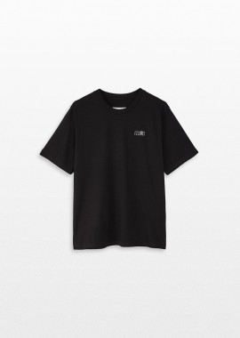 MM6 MAISON MARGIELA - MM6 MAISON MARGIELA Ανδρικό Μαύρο Cotton T-Shirt