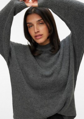 - Μακρύ πουλόβερ με ψηλό γιακά VERO MODA