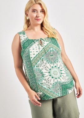 - Μπλούζα εμπριμέ patchwork VERO MODA