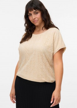 - Μπλούζα με κεντητή δαντέλα VERO MODA