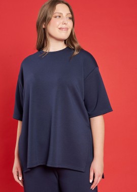 - PRBT soft touch oversized φούτερ T-shirt
