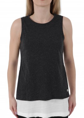 Freddy - Top Freddy 2-In-1 Effect Tank Top In Neppy Jersey With Vintage Effect S8-SLO-WTT64N00-NW750 Γυναικείο
