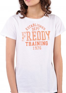 Freddy - Μπλούζα Κοντομάνικη Freddy S9WCYLT1 Short Sleeve T-Shirt T-SHIRT S9WCYLT1-W- Γυναικείο