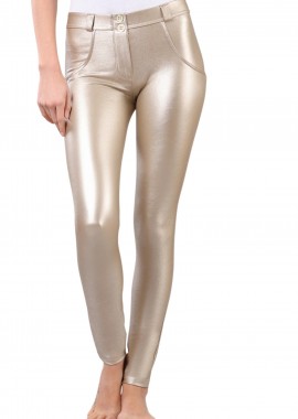 Freddy - Παντελόνι Δερμάτινο Freddy Wr.Up® Metallic Regular Rise - Super Skinny WRUP2RS925-O10 Γυναικείο