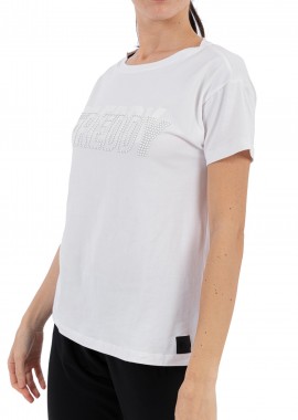 Freddy - Μπλούζα Κοντομάνικη Freddy Mε Λογότυπο Απο Τρουκς S0WFYT1-W Γυναικείο