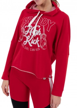 Freddy - Μπλούζα Μακρυμάνικη Freddy Vintage-Style College S0WHKS1-R76 Γυναικείο