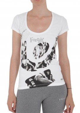 Freddy - Μπλούζα Κοντομάνικη Freddy Printed 33260ST2-W Γυναικείο