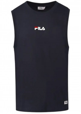 Fila - Μπλούζα Αμάνικη Fila Small Logo APCDMS25001-BLKIRIS Ανδρικό