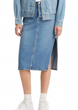 Levi's - Φούστα Levi's Side Slit A47110000-00 Γυναικείο