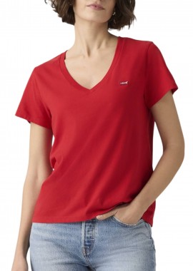 Levi's - Μπλούζα Κοντομάνικη Levi's Perfect V-Neck 853410140-40 Γυναικείο