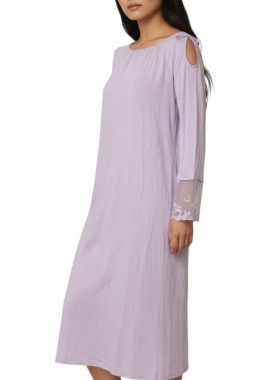 Hanro - Νυχτικό Hanro Μακρυμάνικο 120cm MARLENE 6621-CAMER Γυναικείο