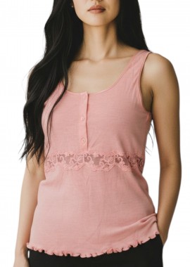 Hanro - Φανελάκι Hanro Tiffany Tank Top Αμάνικο 079073-0337 Γυναικείο