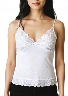 Hanro - Φανελάκι Hanro Ghilbi Spaghetti Top 079178-0101 Γυναικείο