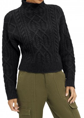 Ugg - Πουλόβερ Ugg Janae Cable Knit Sweater Short 1131508-TARR Γυναικείο