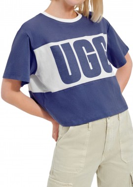 Ugg - Μπλούζα Κοντομάνικη Ugg Jordene Colorblocked Logo Te 1136881-MNST Γυναικείο