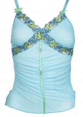 Playboy - Φανελάκι Playboy Floral Logo P513A-TURC 26 Γυναικείο