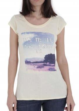 Element - Μπλούζα Κοντομάνικη Element Take Time G3SSB7ELS1-Yellow Γυναικείο