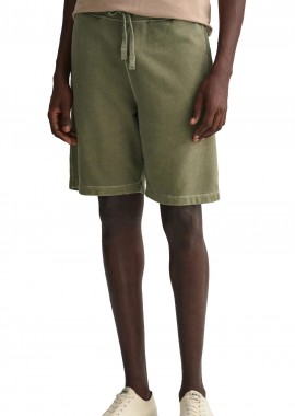 Gant - Σορτς Gant Με Τσέπη Πίσω 2057030-362 MILITARY GREEN Ανδρικό