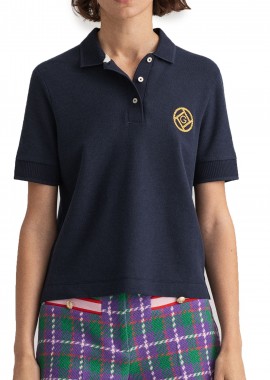 Gant - Μπλούζα Polo Gant Rope Icon Pique 4202229-433 Γυναικείο