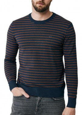Mexx - Πουλόβερ Mexx Lucas Stripe AO0907036M-Tan Ανδρικό